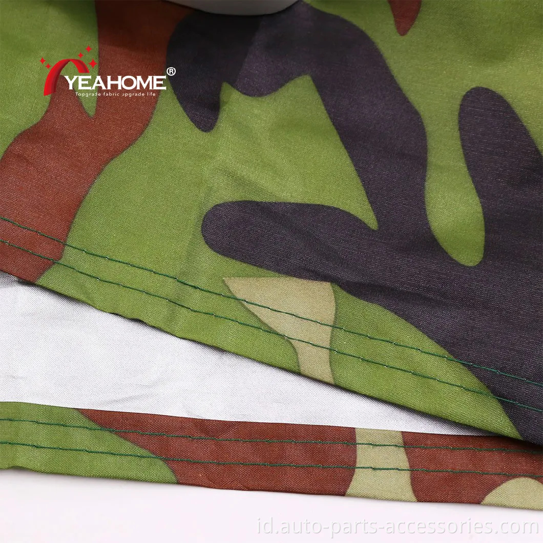 Semua cuaca tahan air anti-UV Motor cover camouflage dicetak